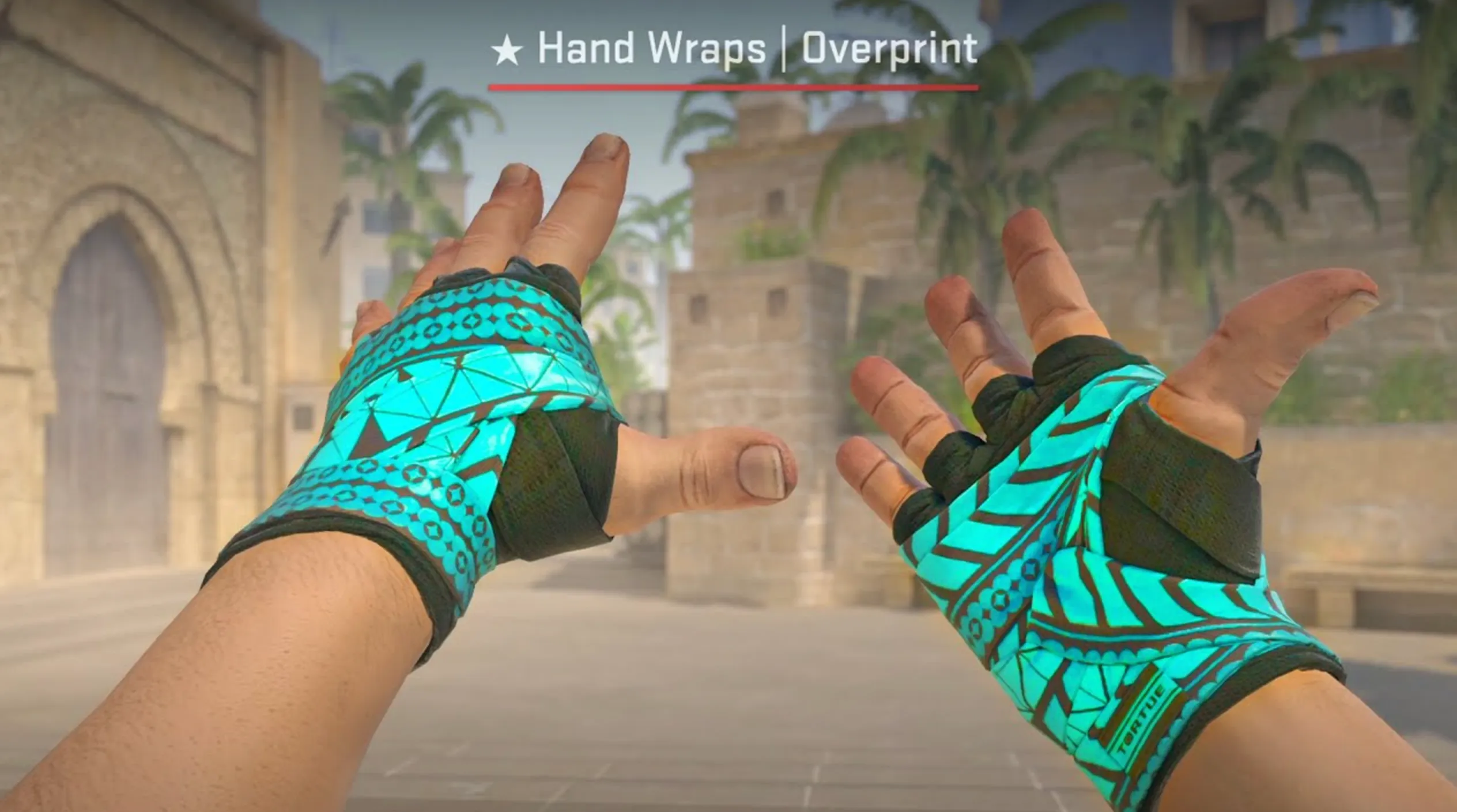 Hand Wraps Overprint and gamma doppler knife